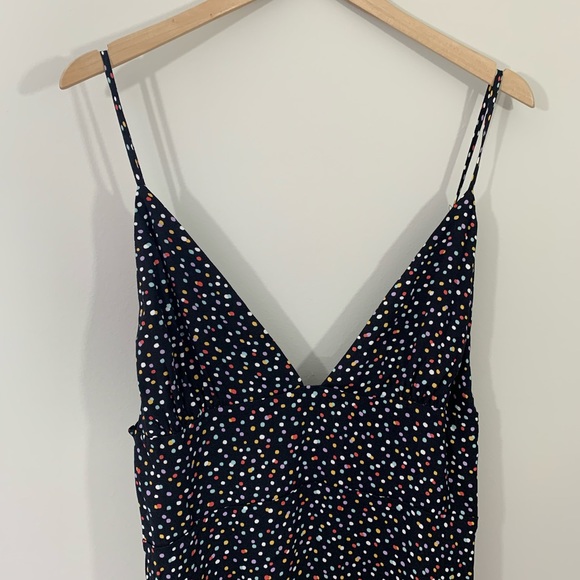 NWT Reformation Dove vneck sundress Confetti - Picture 8 of 8
